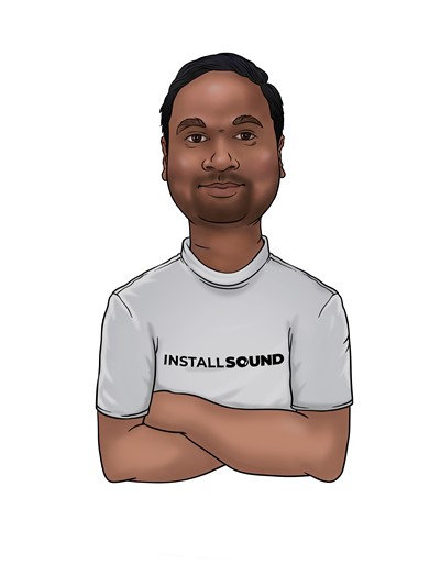 InstallSound-medarbejder1 Manden bag InstallSound i Hørning, nær Århus