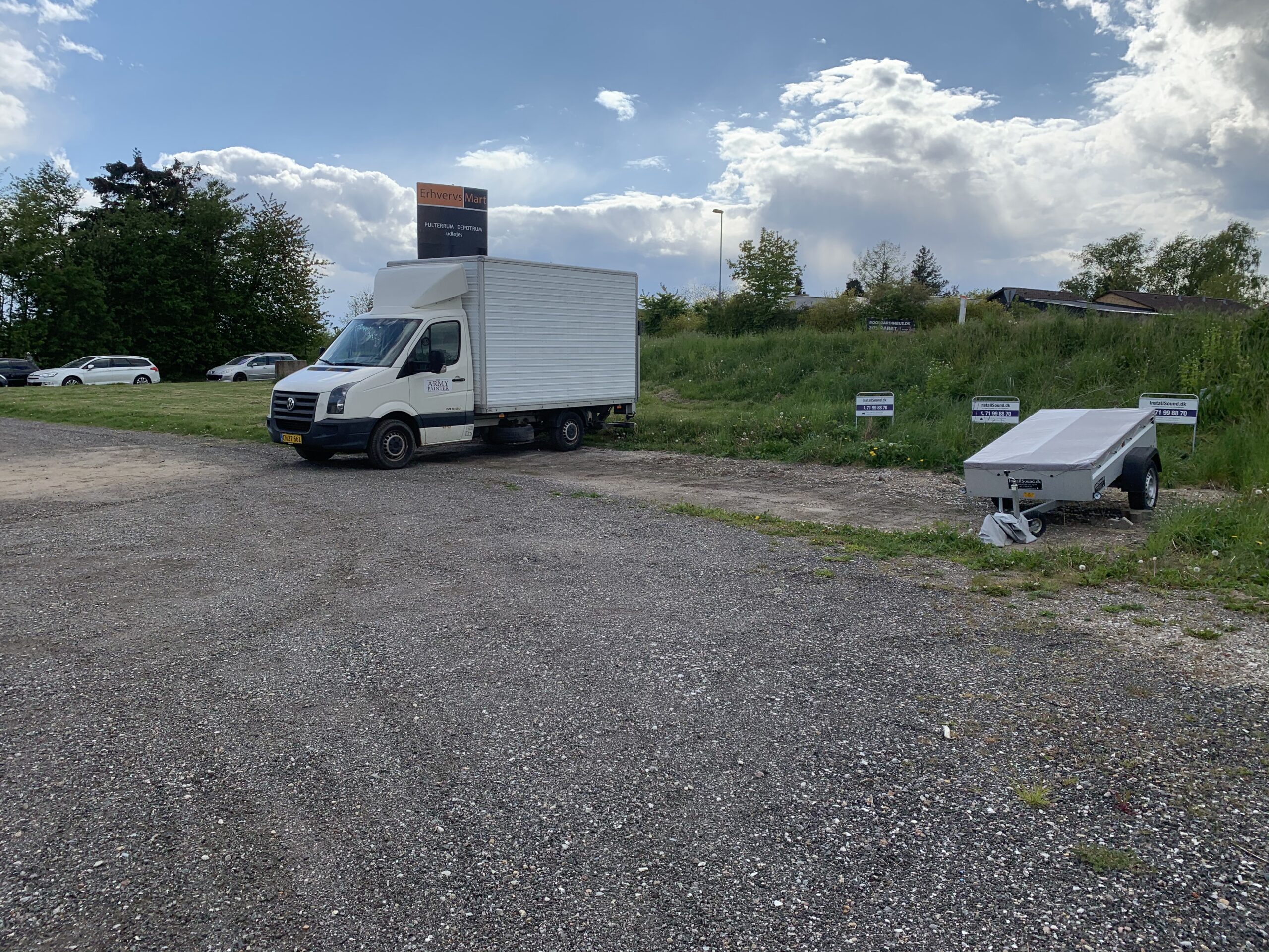 Parkering ved InstallSound.dk på Nydamsvej 1, 8362 Hørning
