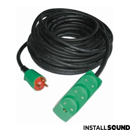 Kabelsæt med 3-stikdåse inkl. 10 meter ledning